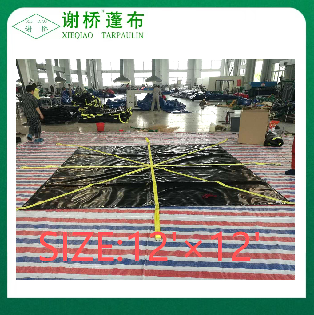 12 "x12" tarps mengangkat serpihan